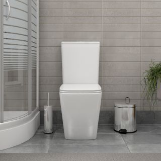 Унитаз напольный Maretti Umbria безободковый с микролифтом, UM10NBM42-844, белый